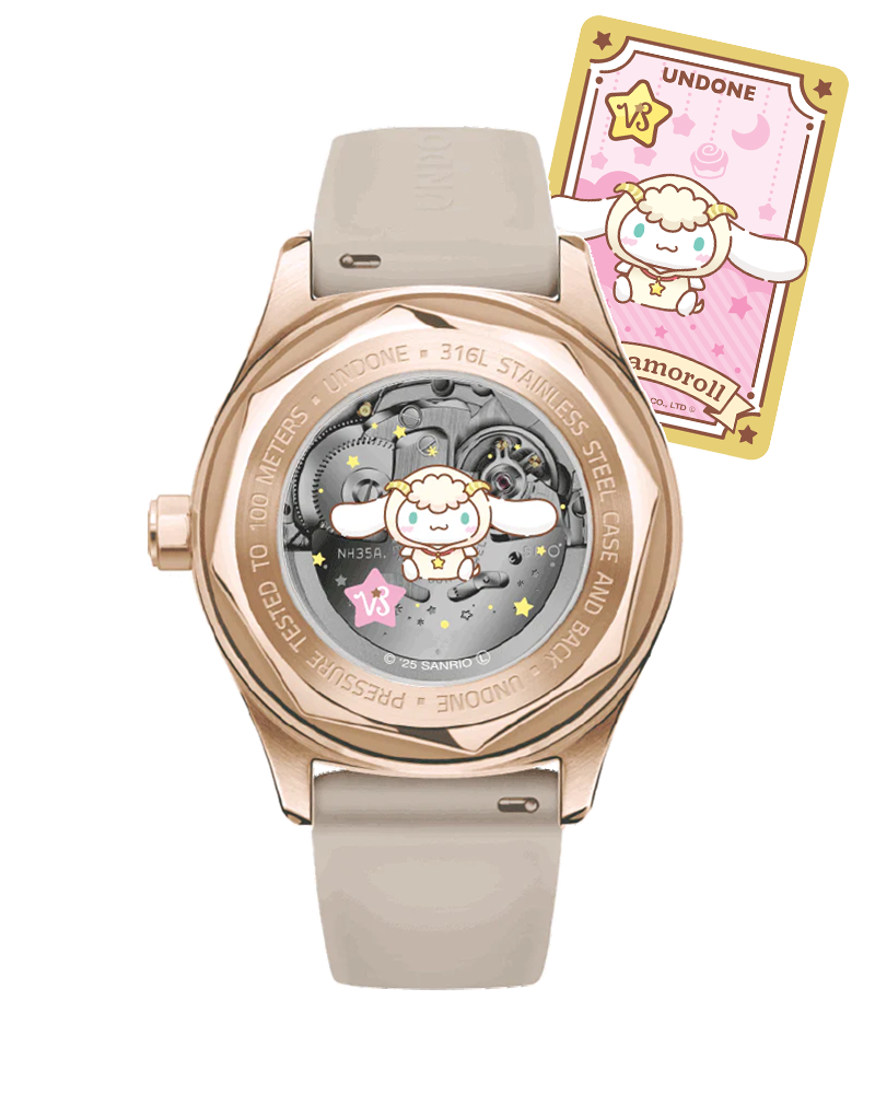 UNDONExシナモロール 腕時計 ドリーミーベージュ